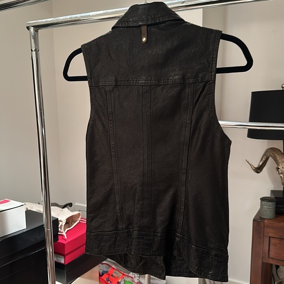 Mackage for Aritzia leather vest - Picture 3 of 4